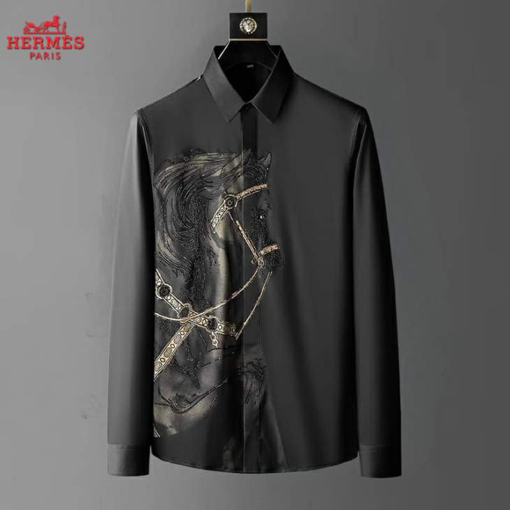Picture of Hermes Shirt Long _SKUHermesM-4XL12yr6826520
